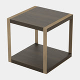 Loire Matte Brass Luxury Side Table