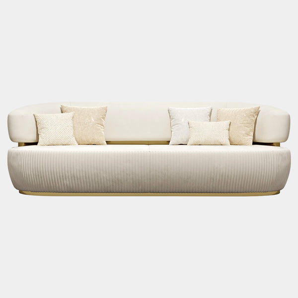 Louis Contoured Shell Luxury Sofa