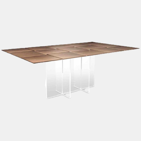 Mo Dark Bronze Aluminium Outdoor Dining Table