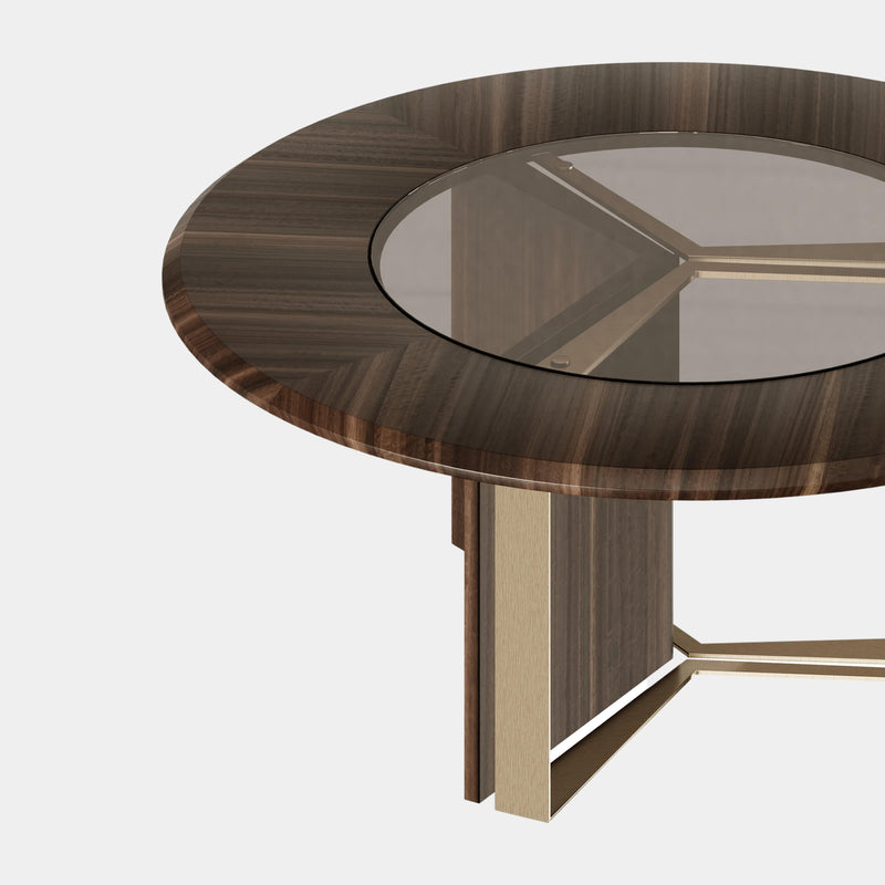 The Private Label Howard Centre Table with Aged Brass Coffee Table