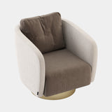 Luxo Maria Armchair with Golden Base