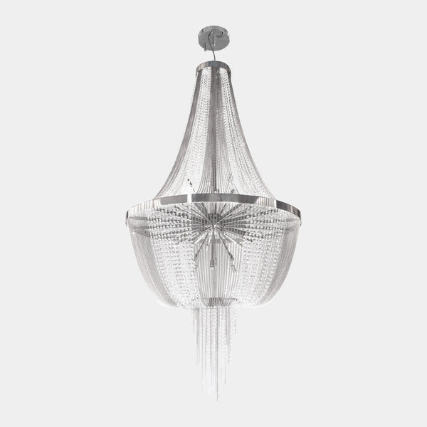 Luxo Suspension Light with Swarovski Crystals