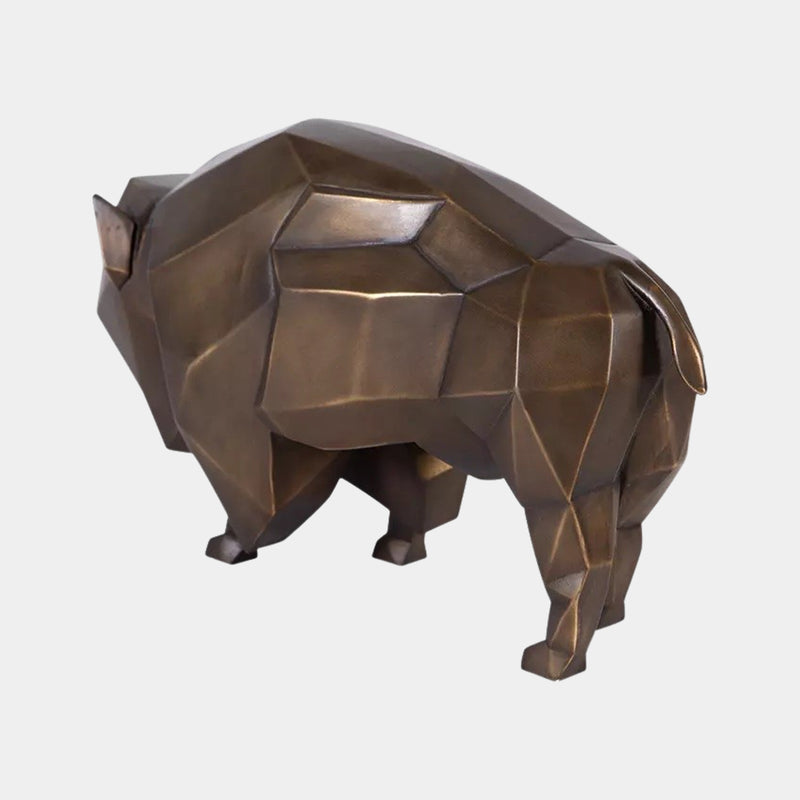 Luxury Bronzage Bull Statue