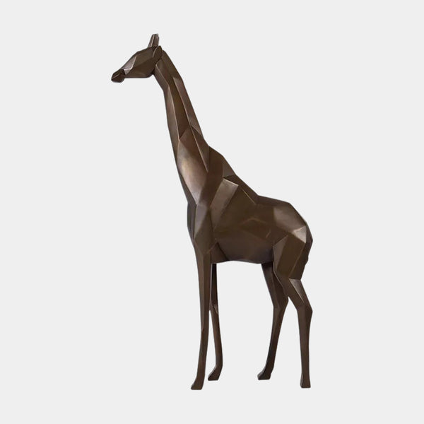 Luxury Bronzage Giraffe Statue
