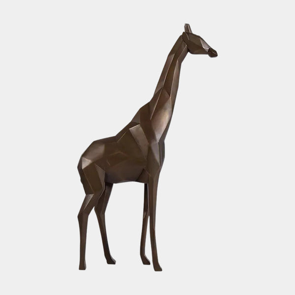 Luxury Bronzage Giraffe Statue