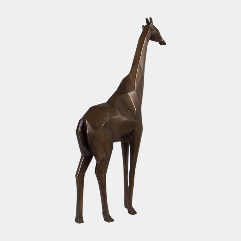 Luxury Bronzage Giraffe Statue