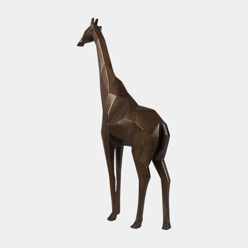 Luxury Bronzage Giraffe Statue