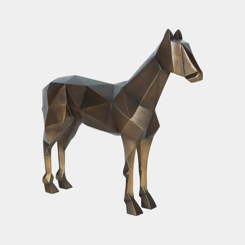 Luxury Bronzage Horse Statue