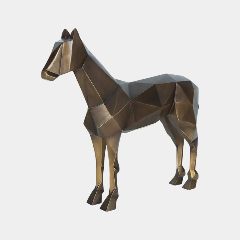 Luxury Bronzage Horse Statue