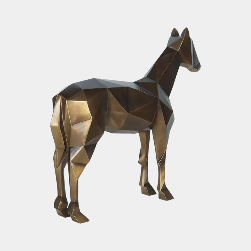 Luxury Bronzage Horse Statue