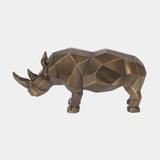 Luxury Bronzage Rhinoceros Statue