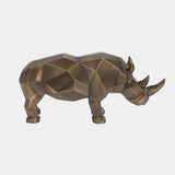 Luxury Bronzage Rhinoceros Statue