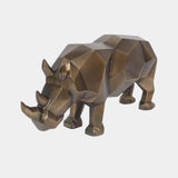 Luxury Bronzage Rhinoceros Statue