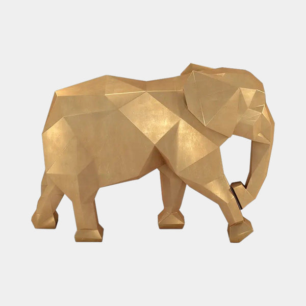 Luxury Gold Leaf Elephant Statue