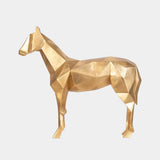 Luxury Gold Leaf Horse Statue