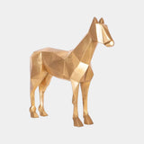 Luxury Gold Leaf Horse Statue