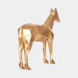 Luxury Gold Leaf Horse Statue
