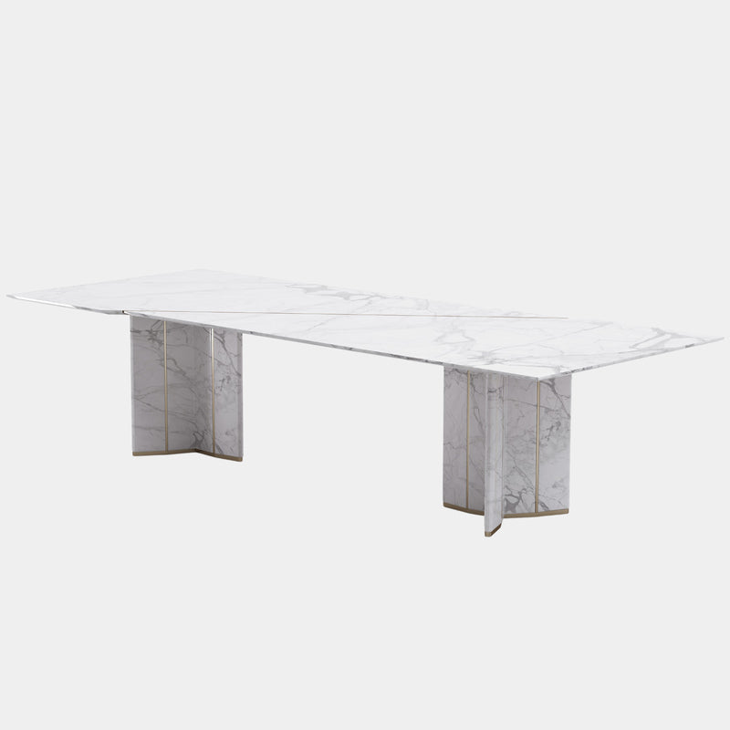 Luxury Statuario Marble Arnault Dining Table