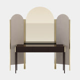 Manhattan Luxury Dressing Table with Bronze Mirror