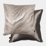 Marbleous Khaki Luxury Feather Padded Cushion