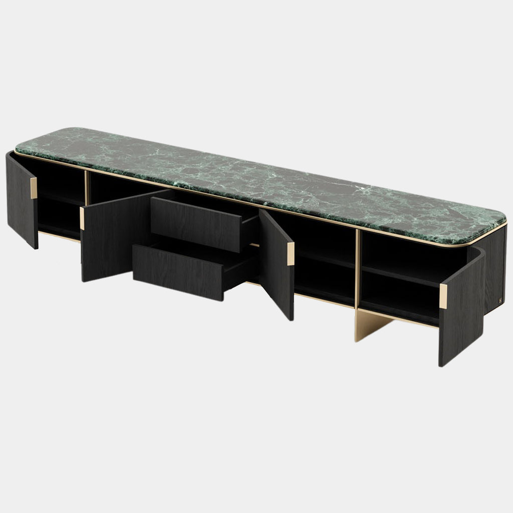 Marble top tv console sale