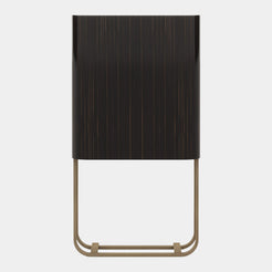 Melody High Gloss Ebony Bar Cabinet