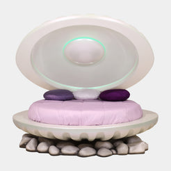 Mermaid Shell Bed with Colour-Changing Lighting