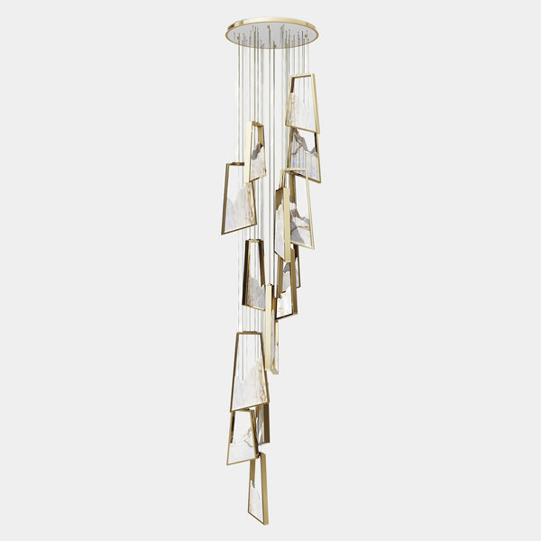 Montaione Gold Plated Crystal Luxury Chandelier