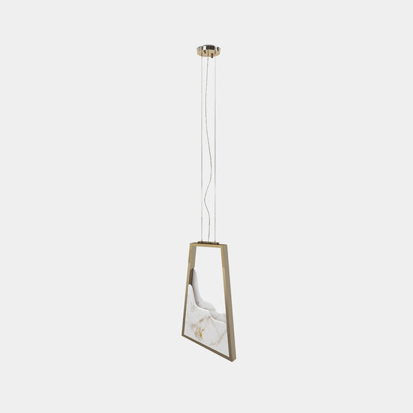 Montaione Gold Plated Crystal Pendant Lamp