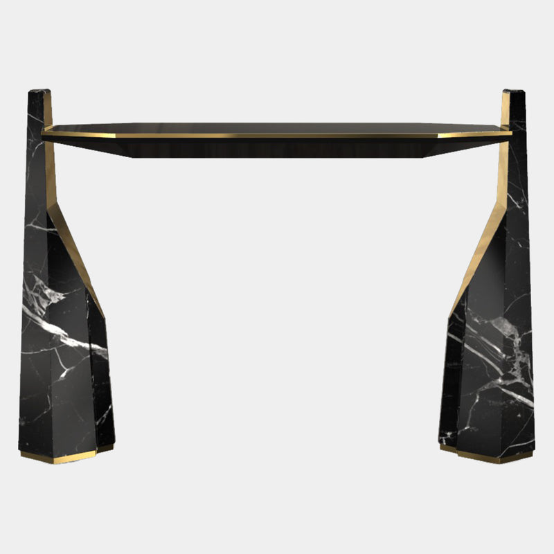 Nero Marquina Suspension Console