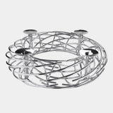 Nest Nickel Plated Candle Holder