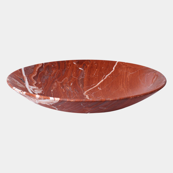 Niemeyer Bowl Rosso Marble