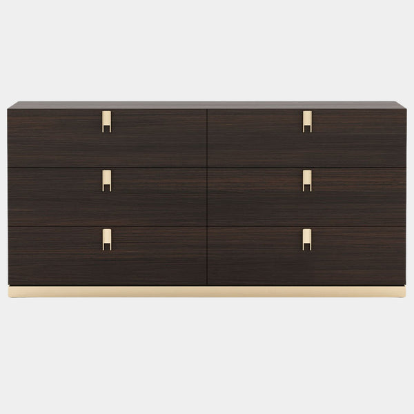 Odysseus Smoked Oak Matte Luxury Chest of Drawers