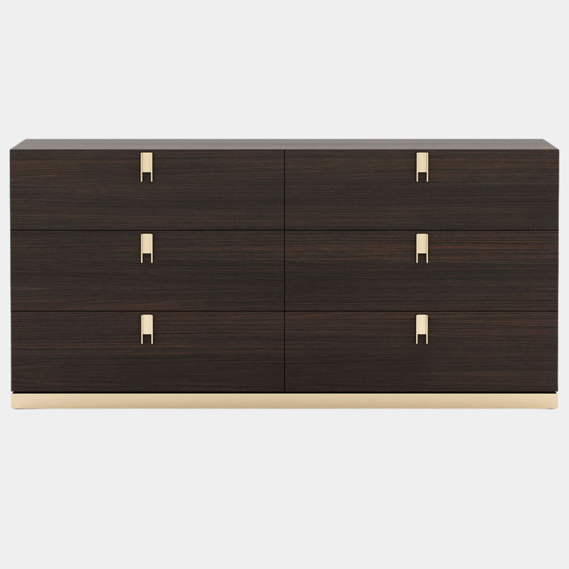 Odysseus Smoked Oak Matte Luxury Chest of Drawers