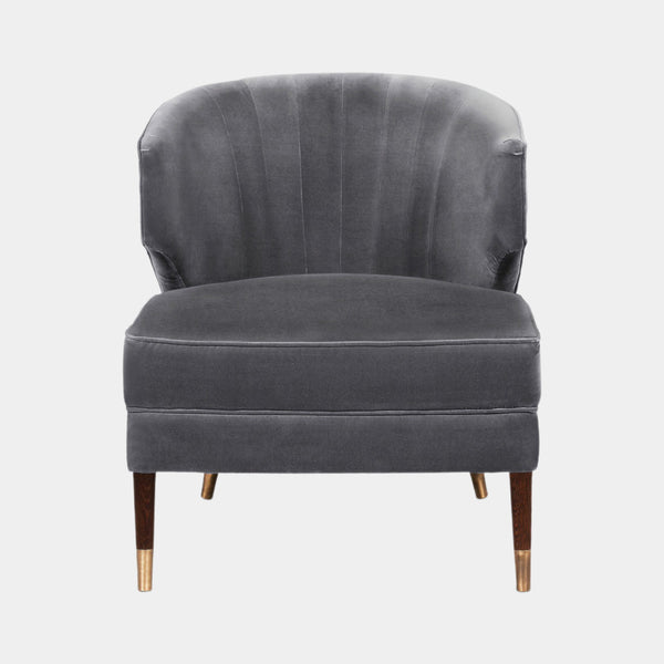 Otis Luxury Armchair with Soft Cotton Velvet