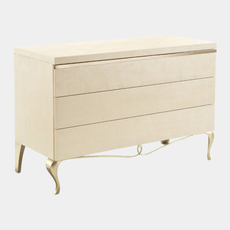 Palacio Champagne Silver Leaf Chest of Drawers