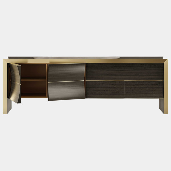 The Private Label Flexus Sideboard: Luxury Modern Curved