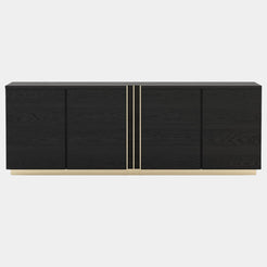 Pereira Black Ash Matte Sideboard