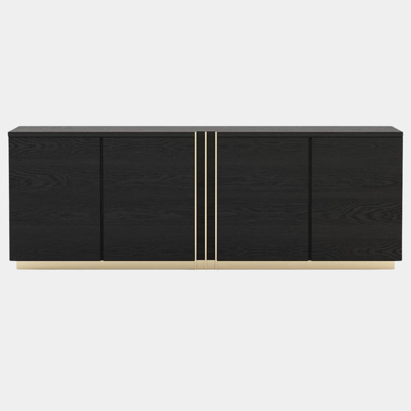 Pereira Black Ash Matte Sideboard