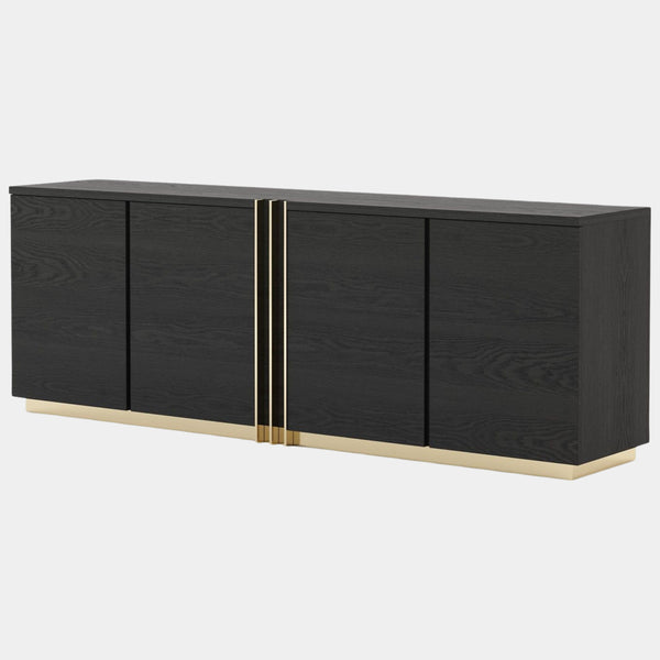 Pereira Black Ash Matte Sideboard