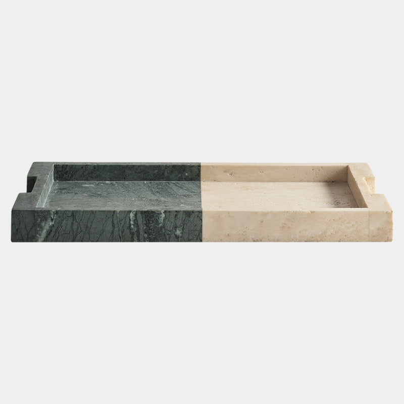 Polar Carter Foresta Marble & White Travertine Tray