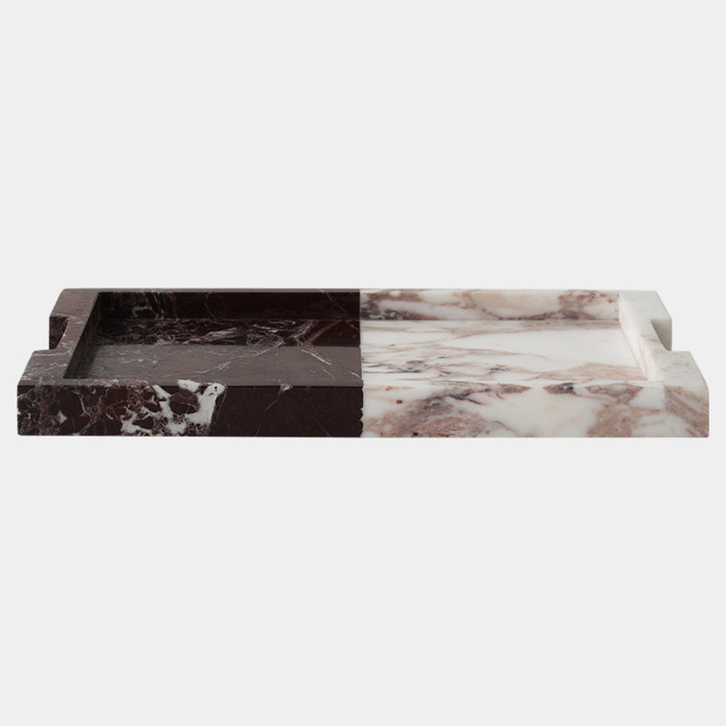 Polar Carter Merlot & Viola Marble Tray