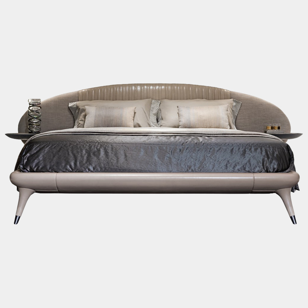 Visionnaire Princess Luxury Modern Bed Frame: Leather Upholstery ...