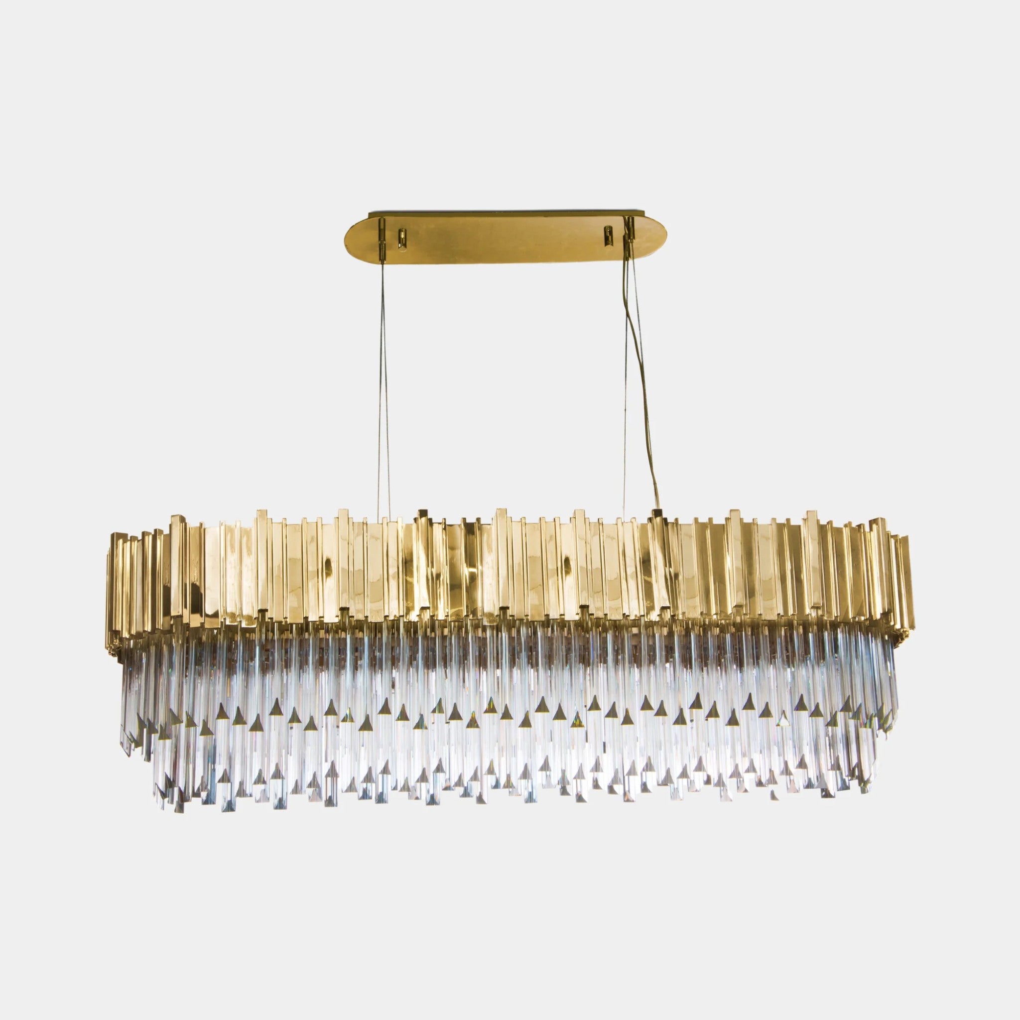 Rectangular Tower Suspension Light | Touched Interiors
