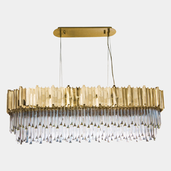 Rectangular Tower Suspension Light