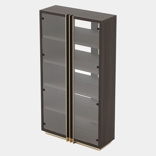 Regalado Luxury Storage Unit with Smoked Oak Matte