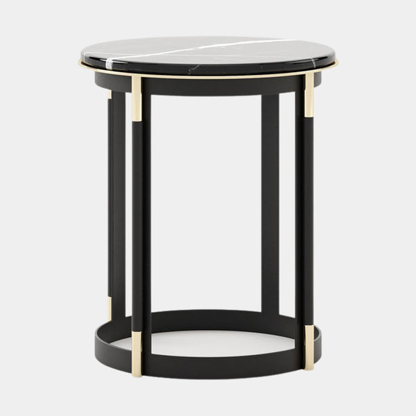 Ribeiro Porto Side Table with Marble Top