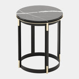 Ribeiro Porto Side Table with Marble Top