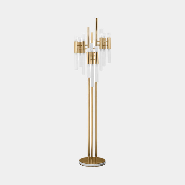 River Gold Plated Floor Lamp