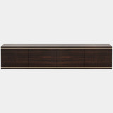 Rizzo Smoked Eucalyptus Wood TV Cabinet